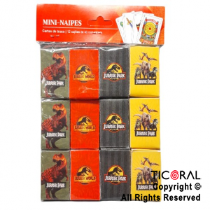 MINI NAIPE JURASSIC WORLD x 12